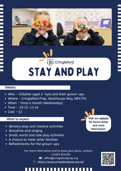 Stay and Play updated (monthly)